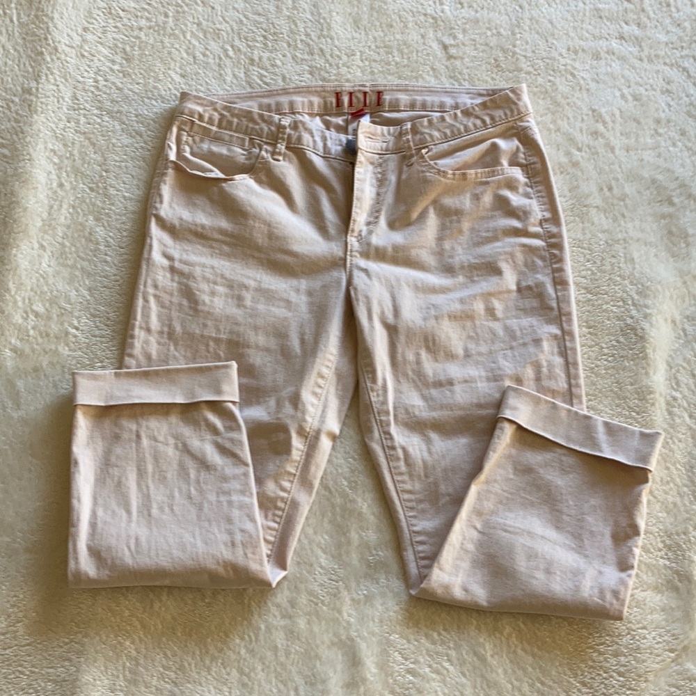 ELLE Cuffed Cropped Stretch Pants